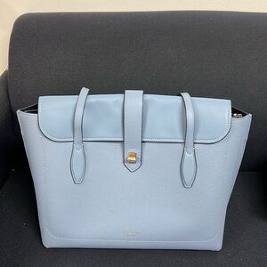 Kate spade Essential Large Work Tote, blue, great condition, fit 15in laptop.